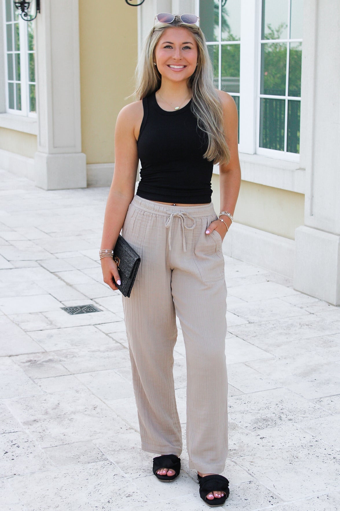 All Worth It Ribbed Crop Top - Black