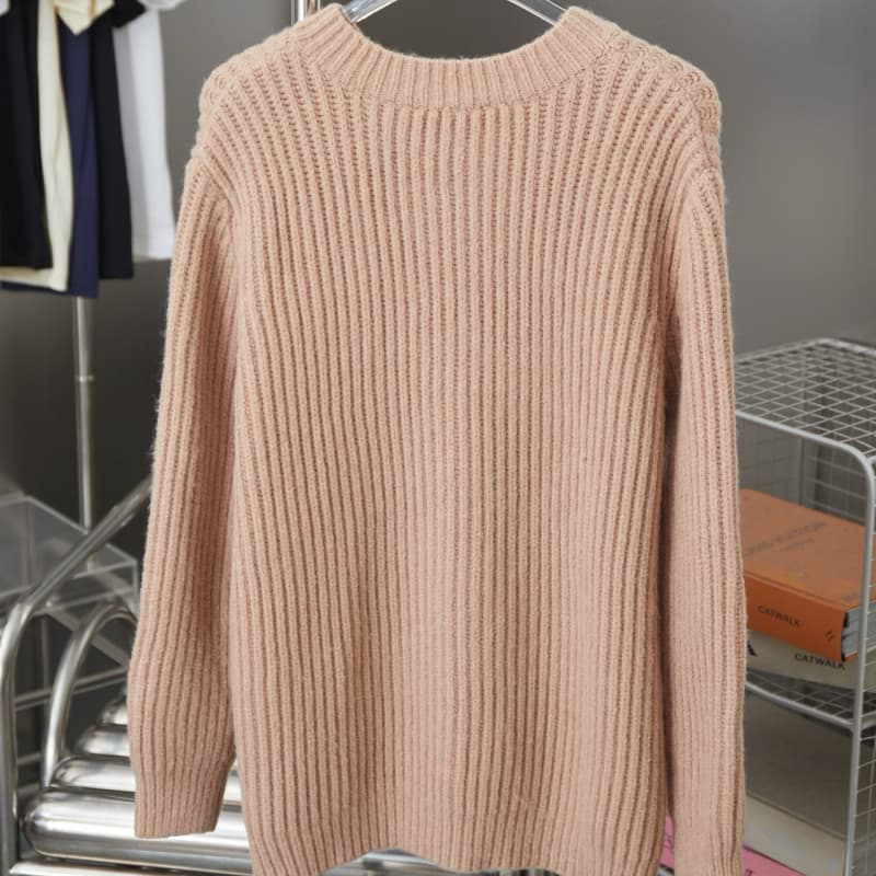 Embroidered Knit Cardigan Sweater