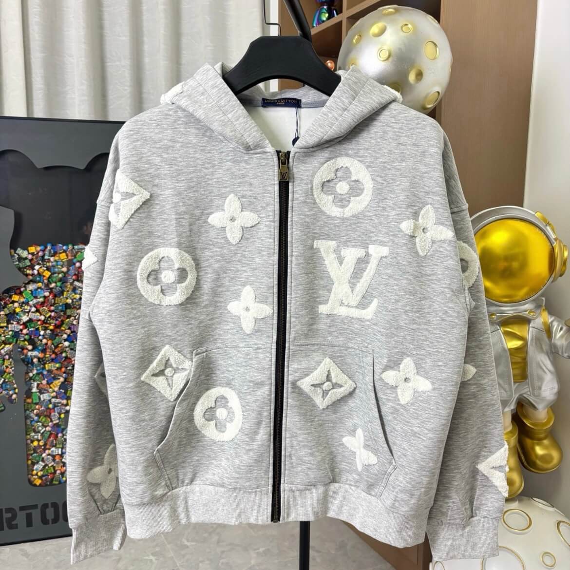 Plush Jacquard Jacket