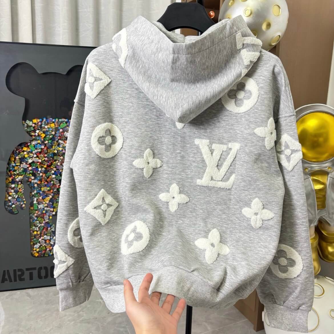 Plush Jacquard Jacket