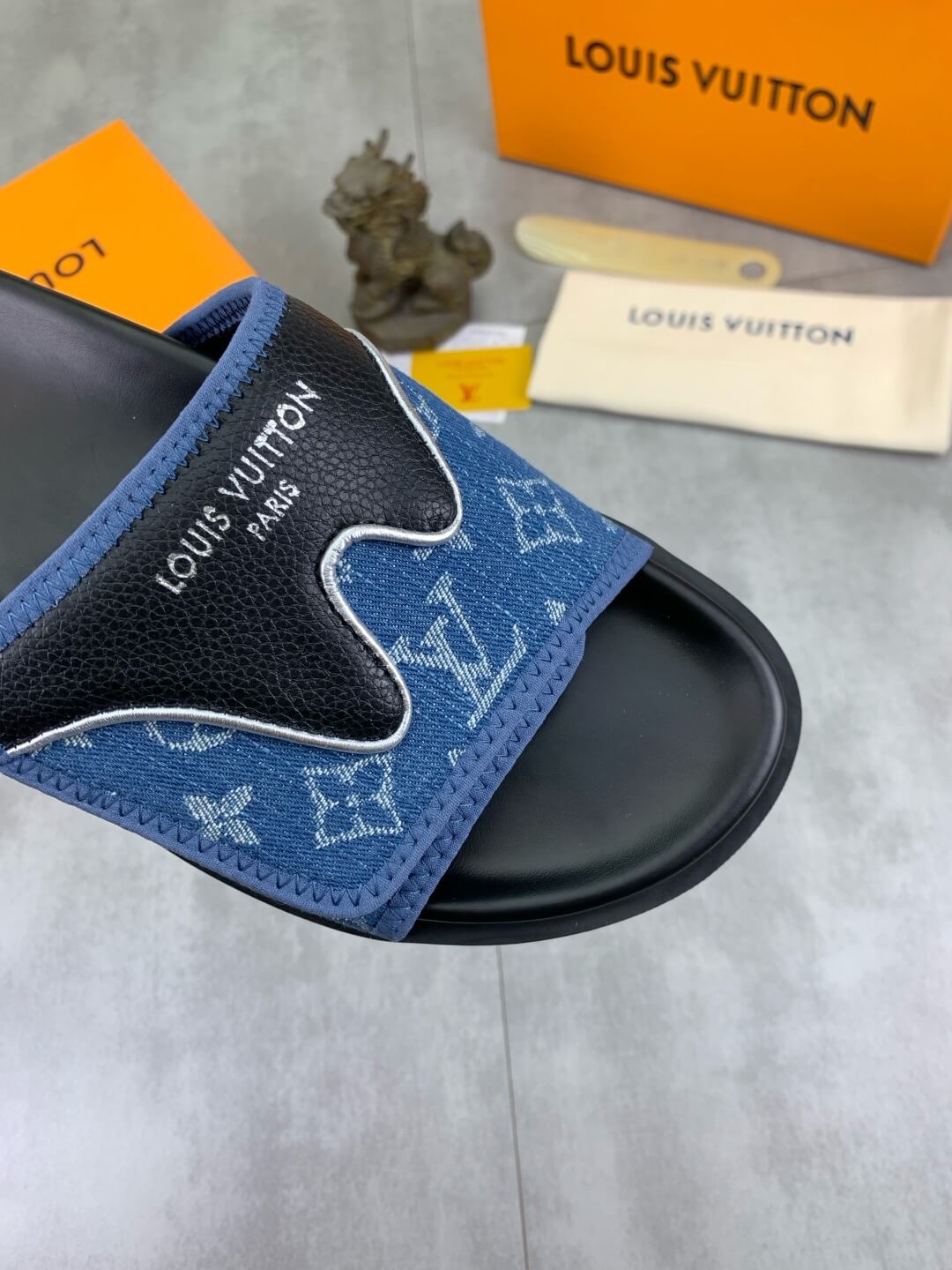 Cowhide Patch Slippers
