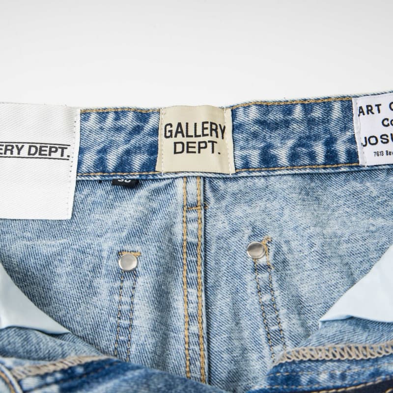 Graffiti Splash Paint Washed Denim Pants