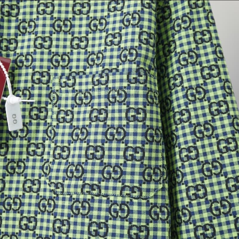 Small G Jacquard Linen-Cotton Jacket