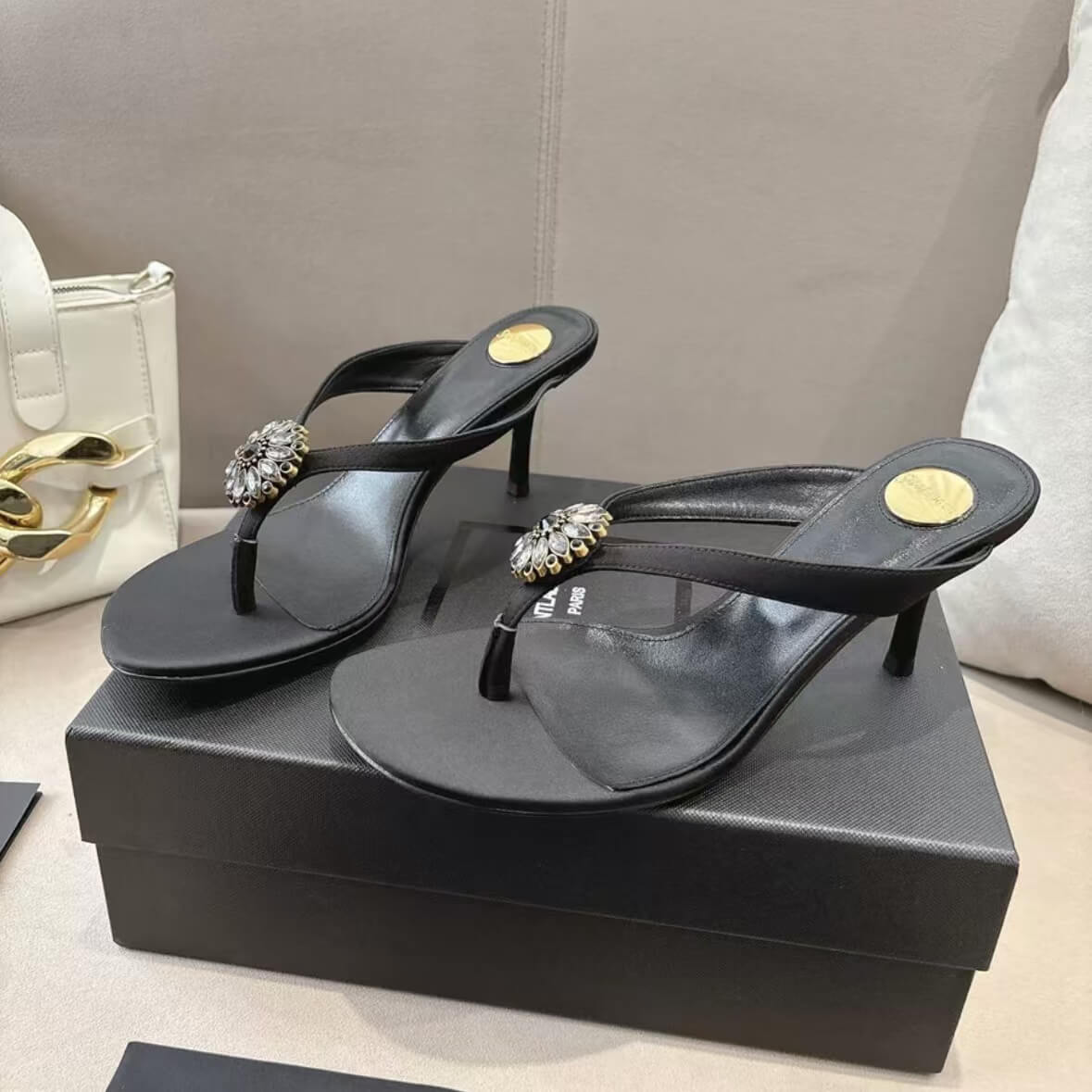 Runway Edition Crystal High-Heel Sandals