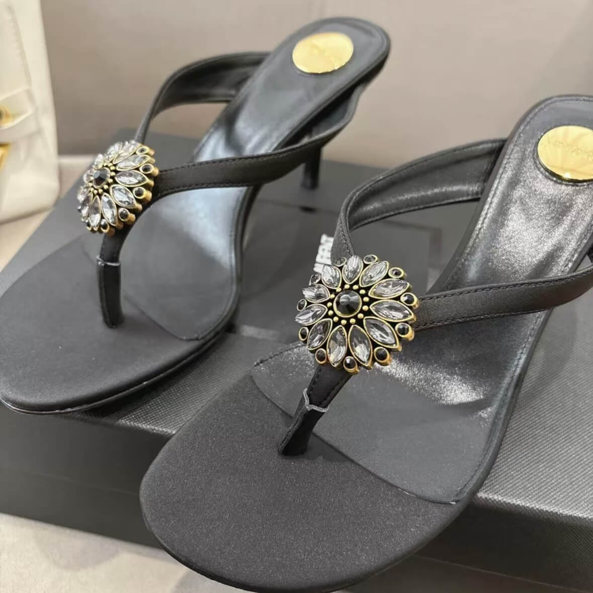 Runway Edition Crystal High-Heel Sandals