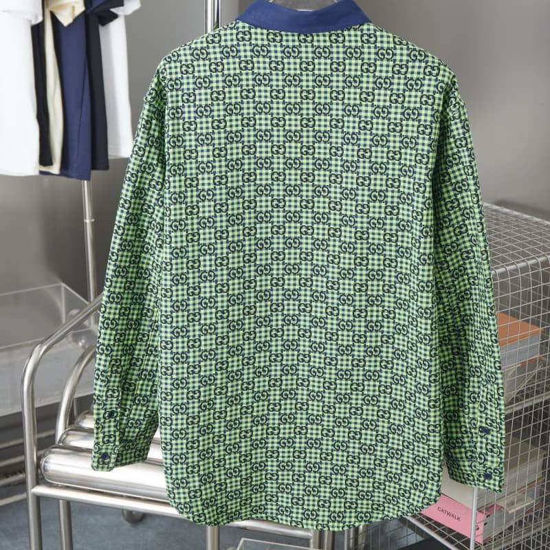Small G Jacquard Linen-Cotton Jacket