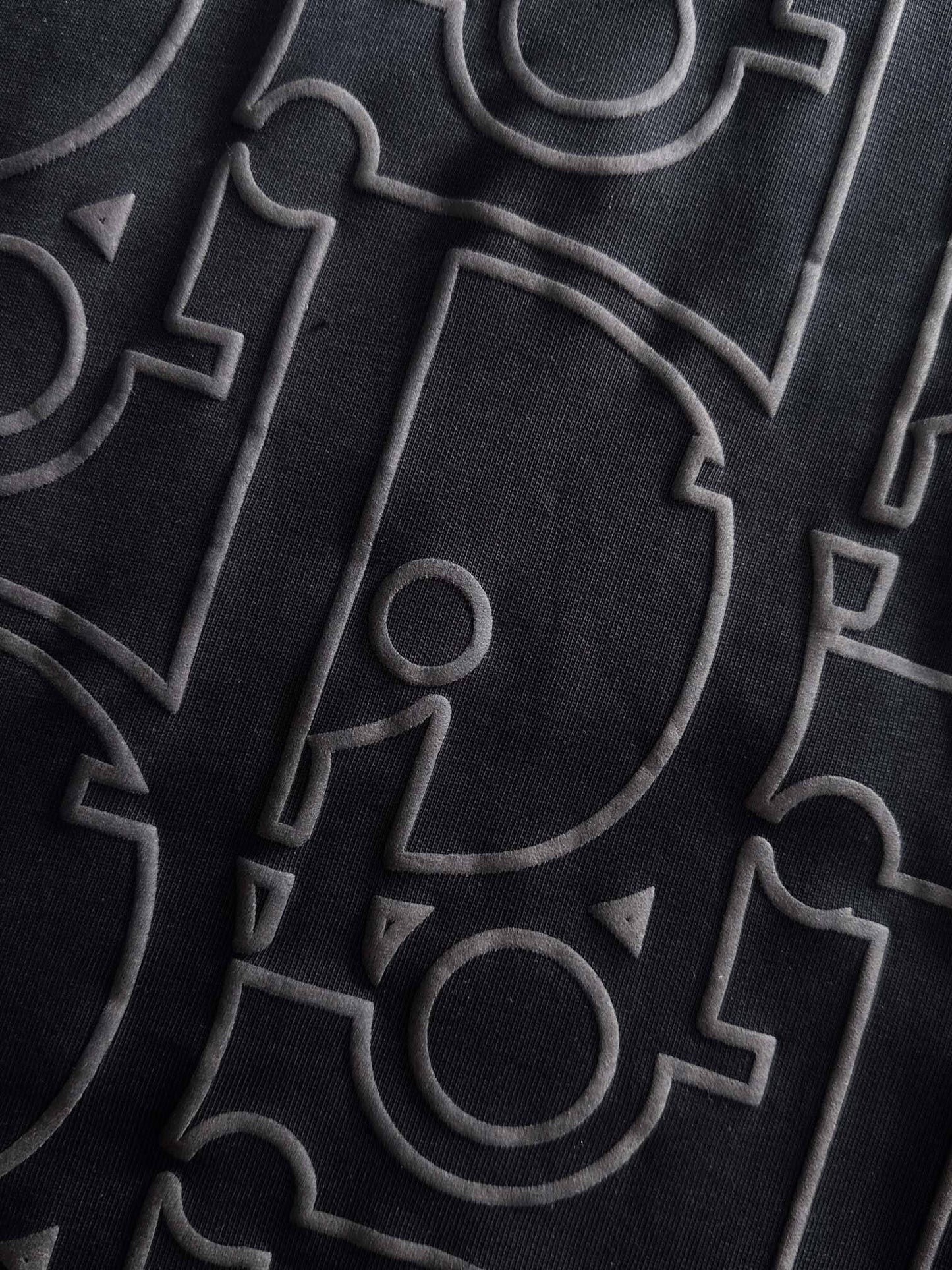 All-Over Distressed Pattern Sweatshirt