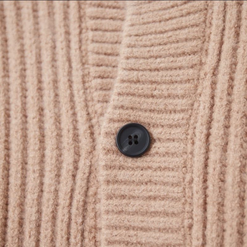 Embroidered Knit Cardigan Sweater