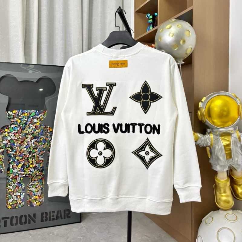 3D Arch & Rope Embroidery Sweatshirt