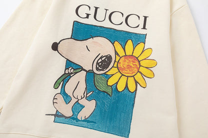 Cartoon Puppy Print Sweatshirt