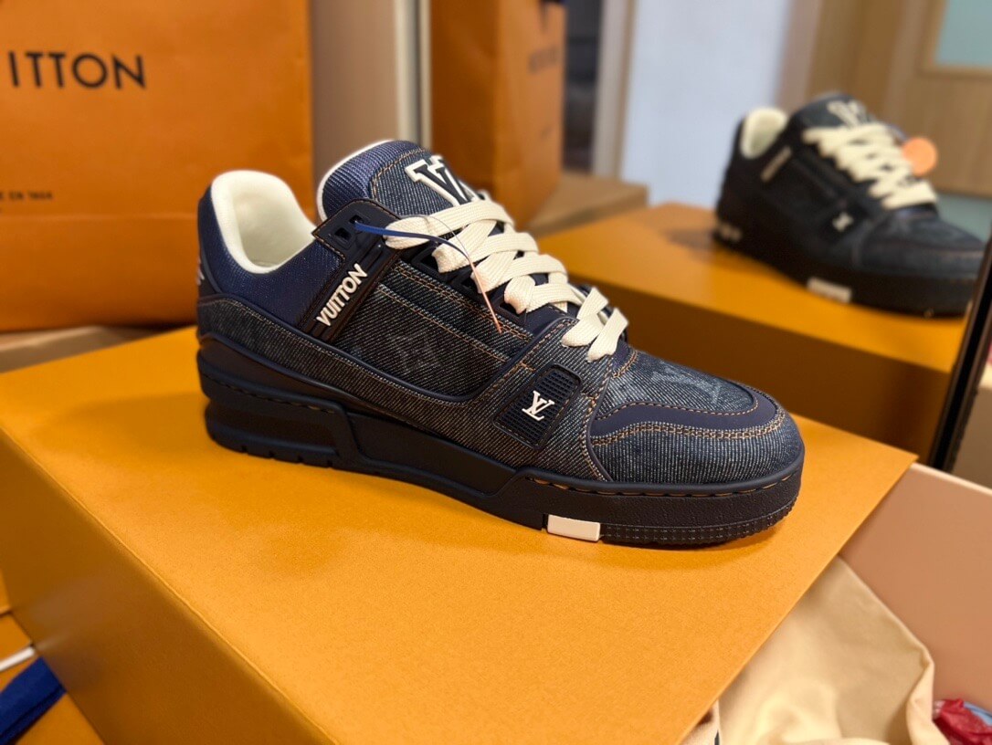 Denim Blue Jacquard Sneaker