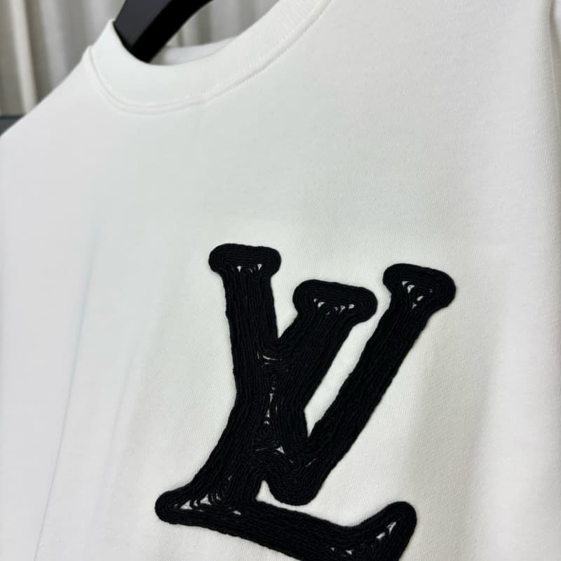 3D Arch & Rope Embroidery Sweatshirt