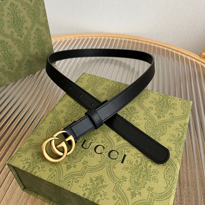 Classic Buckle Slim Belt