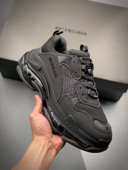 Black Height-Increasing Sneaker