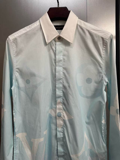Teal Button-Up Long Sleeve Shirt
