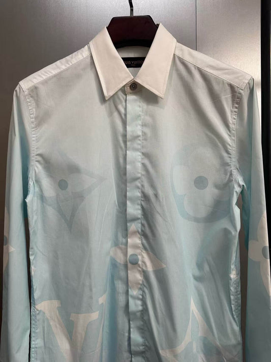 Teal Button-Up Long Sleeve Shirt