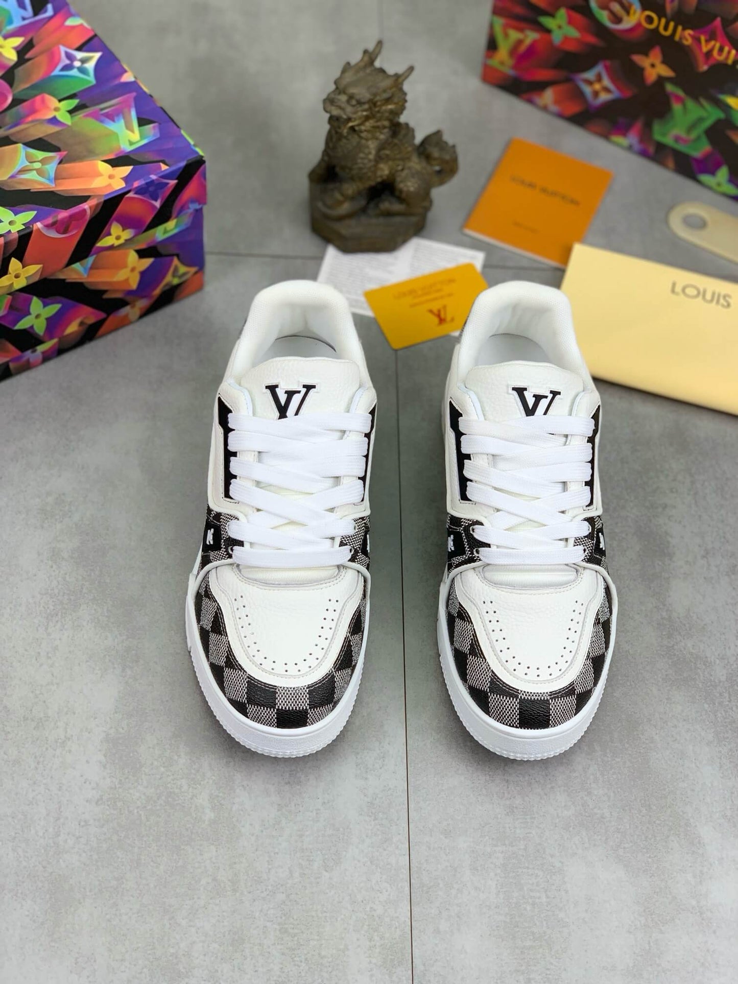 Latest Check Pattern Sneakers