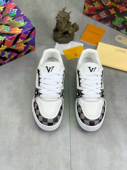 Latest Check Pattern Sneakers