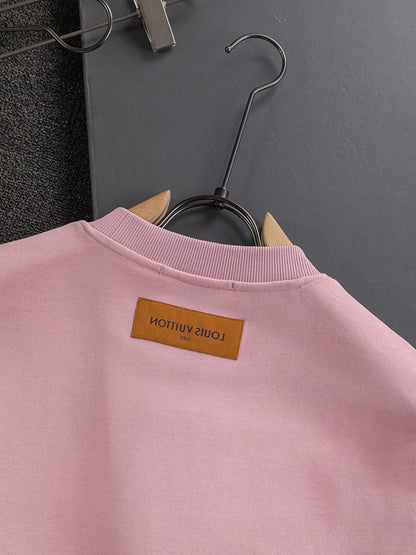 Front Letter Embroidery Sweatshirt