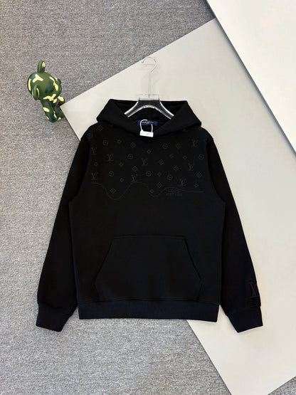 Half-Body Embroidered Hoodie