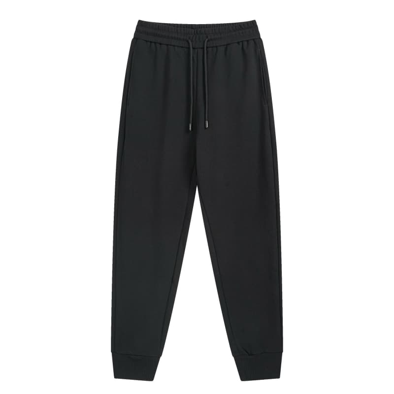 Letter Colorblock Embroidery Pants