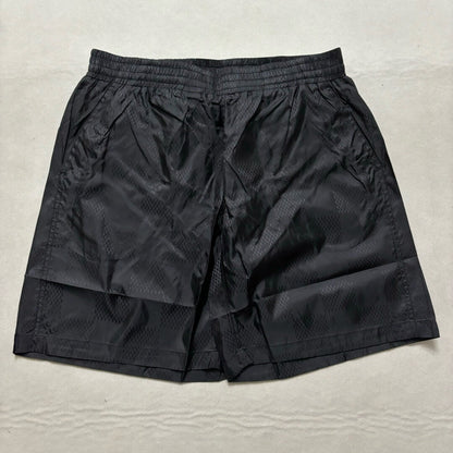 Checkerboard Design Swim Trunks