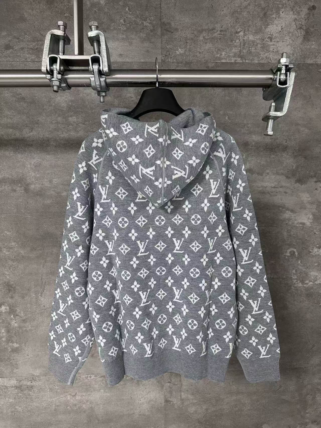 Gray All-Over Print Jacket