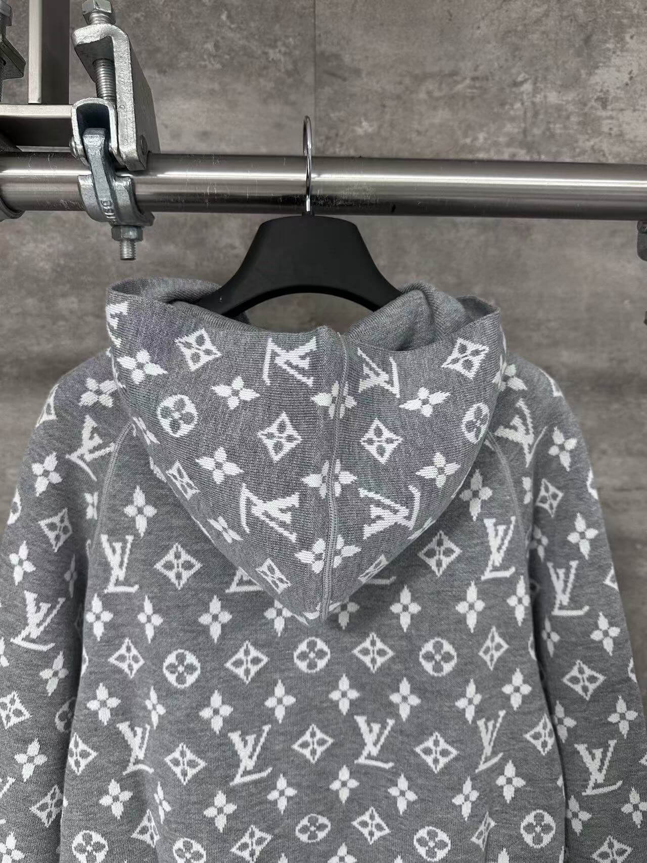 Gray All-Over Print Jacket