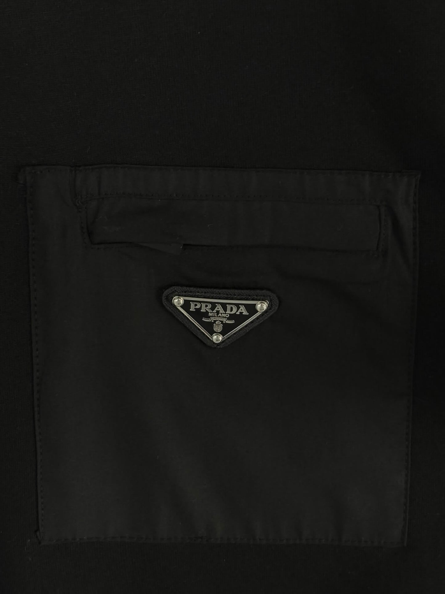 Triangle Zip-Front Sweatshirt
