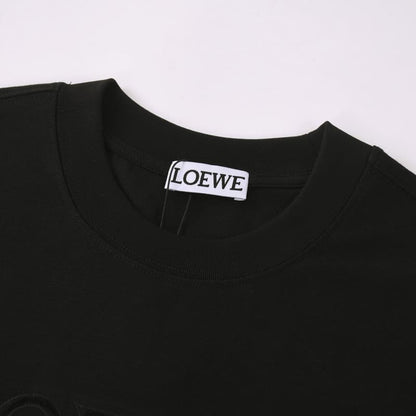 Hand-Cut Applique Embroidered T-Shirt