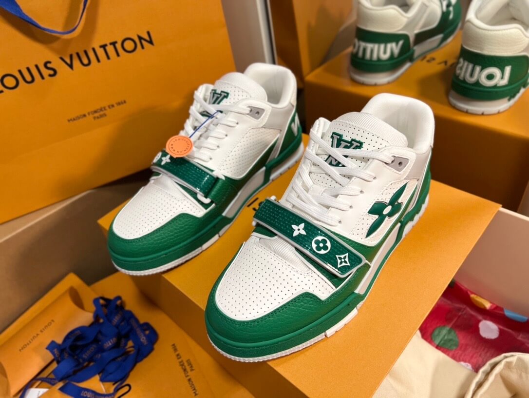 Green Velcro Sport Sneaker