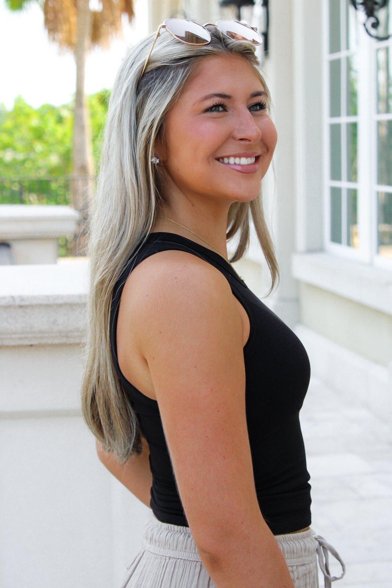 All Worth It Ribbed Crop Top - Black