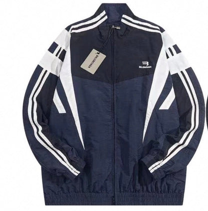 Colorblock Striped Jacket