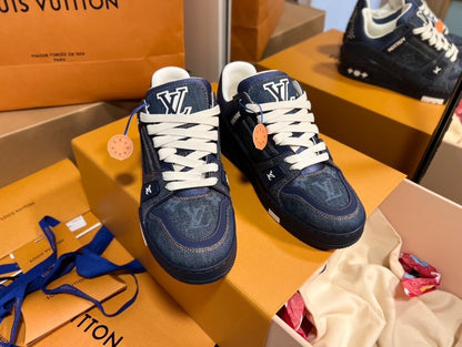 Denim Blue Jacquard Sneaker