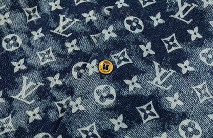 New All-Over Print Denim Shirt