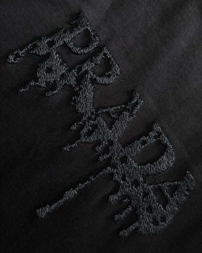 Letter Tassel Embroidered T-Shirt