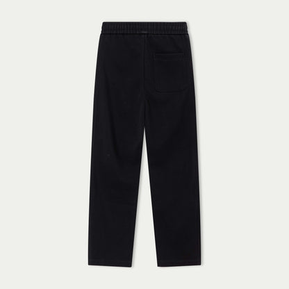 Red Circle Embroidered Pants