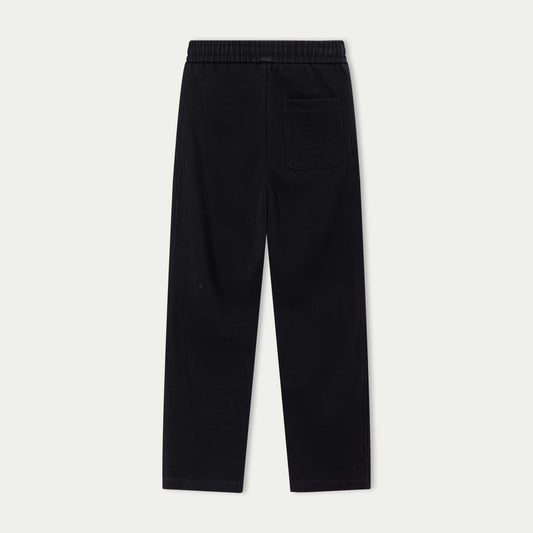 Red Circle Embroidered Pants