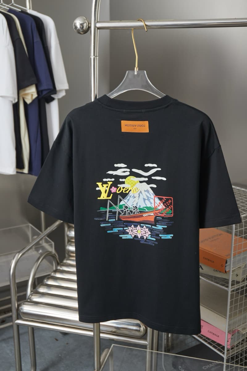 Foam Sailboat Print T-Shirt