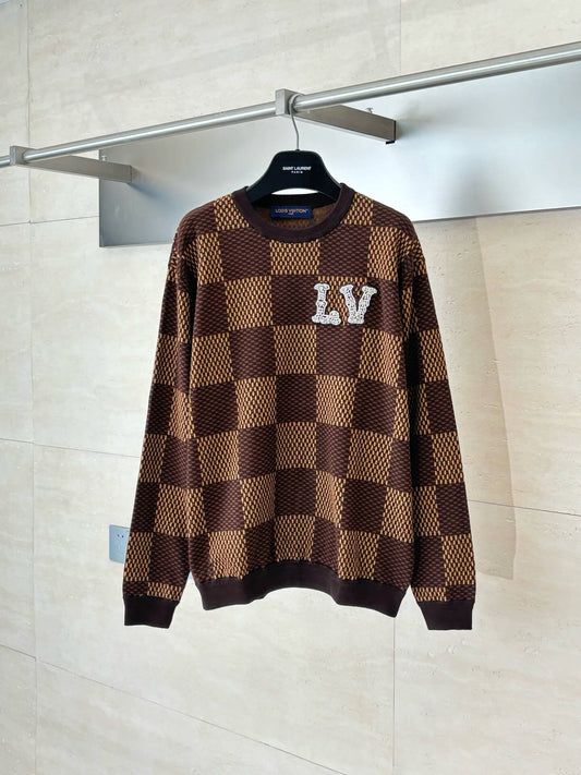 New Plaid Design Sweatshirt