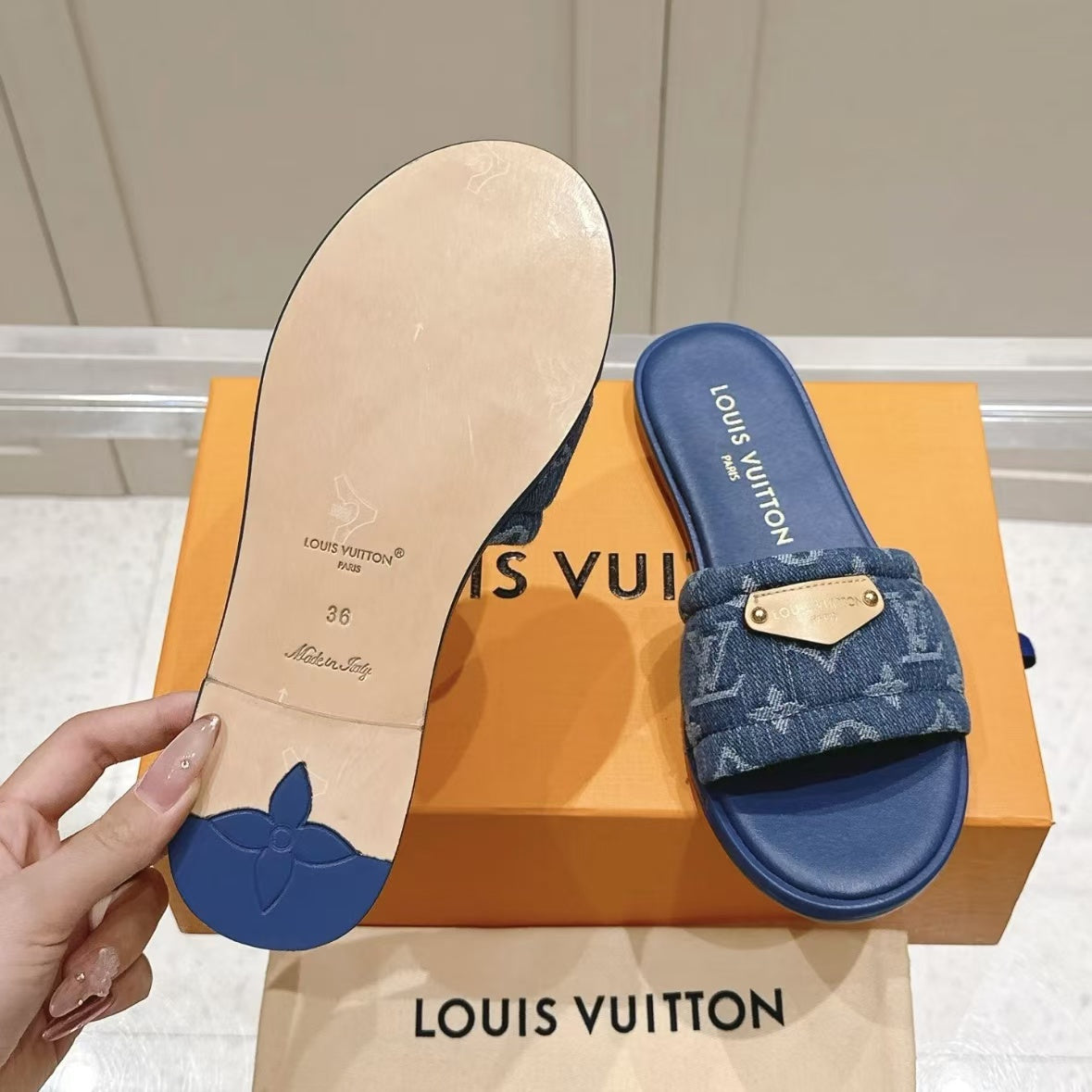 Classic Versatile Denim Sandals