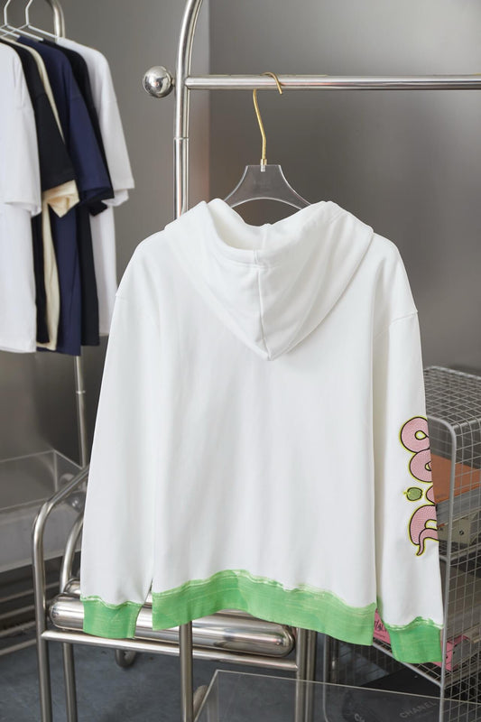 Snake Patchwork Sleeve Jacket