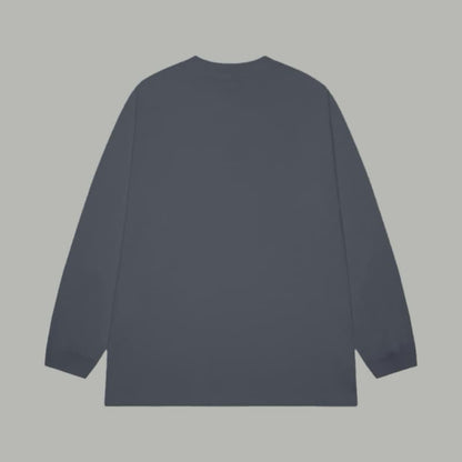 New Color Classic Letter Print Long Sleeve Shirt