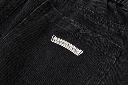 Vintage Washed Denim Jeans