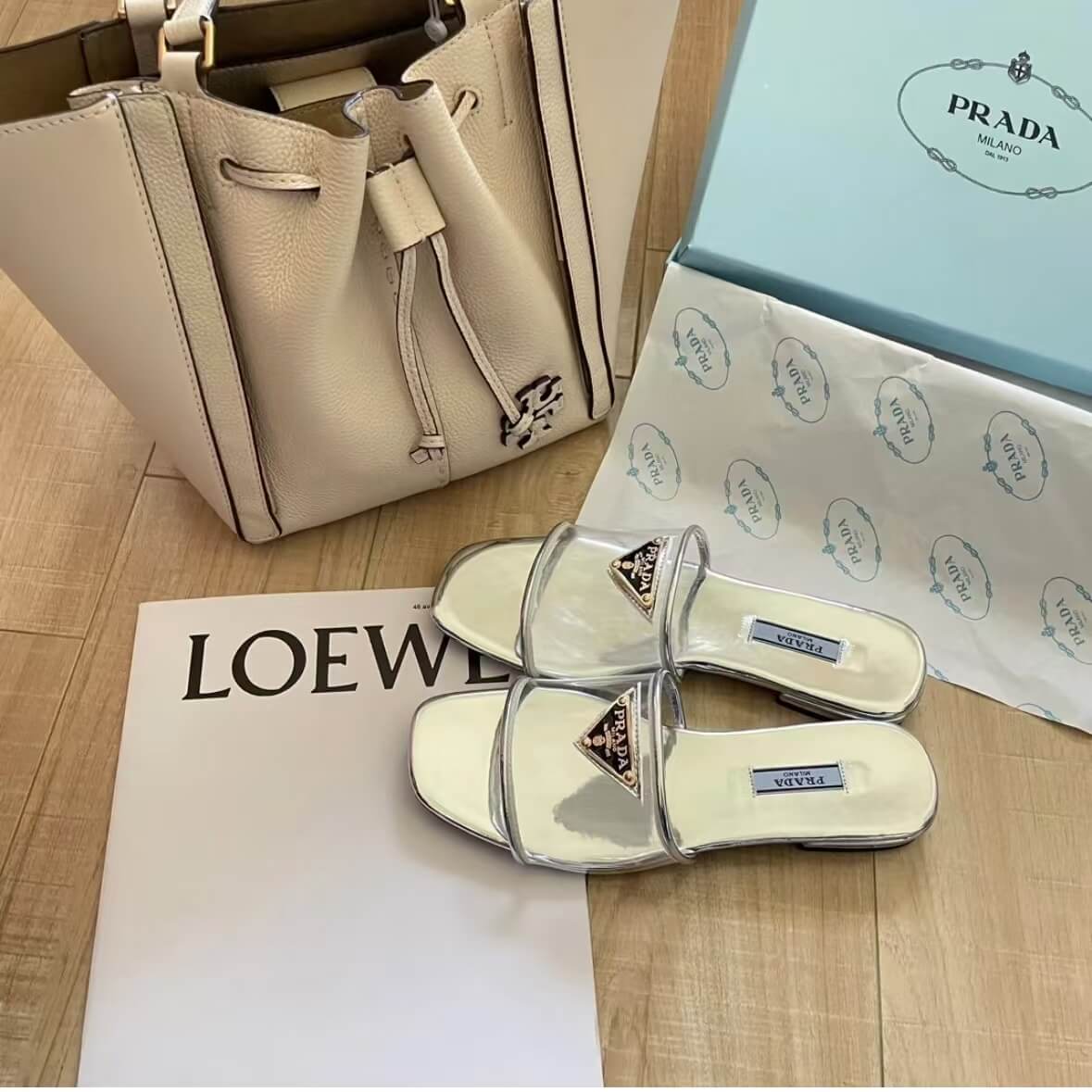 Trendy Transparent Flat Sandals