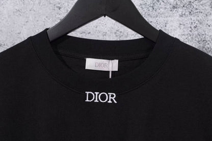 Pocket All-Over Embroidered T-Shirt