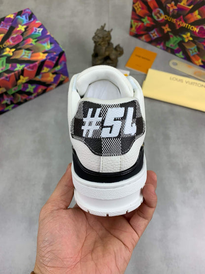 Latest Check Pattern Sneakers