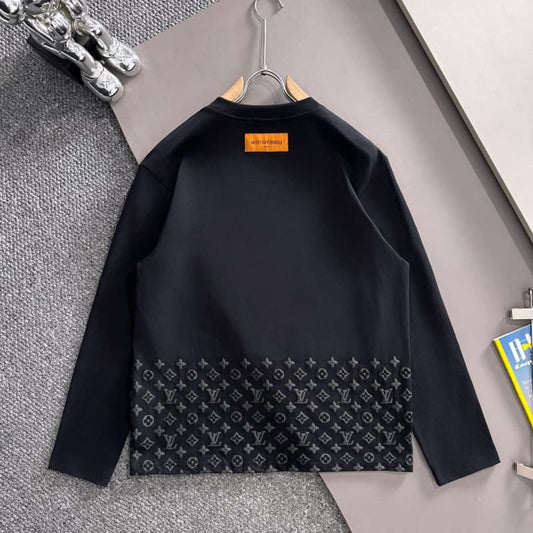3D Embroidered & Puff Print Sweatshirt