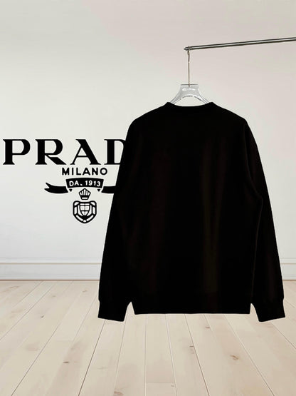 Triangle Zip-Front Sweatshirt