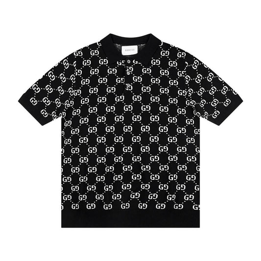 Full Print Double G Polo T Shirt